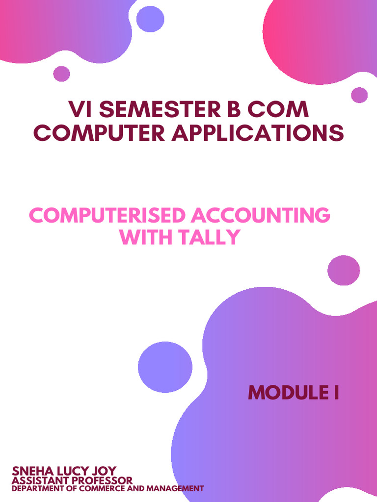 Tally Module i | PDF | Discounts And Allowances | Expense