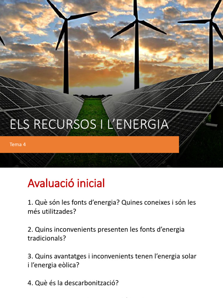 Tema 4 Geografía Energías | PDF