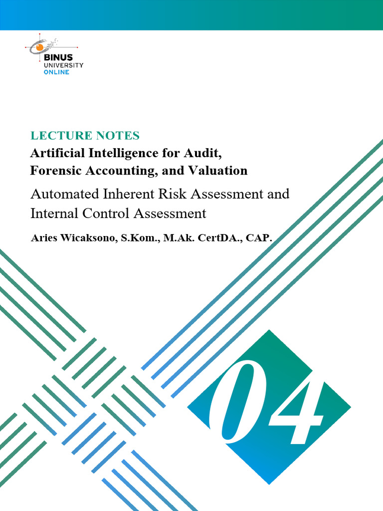Automated Inherent Risk Assessment and Internal Control Assessment | PDF