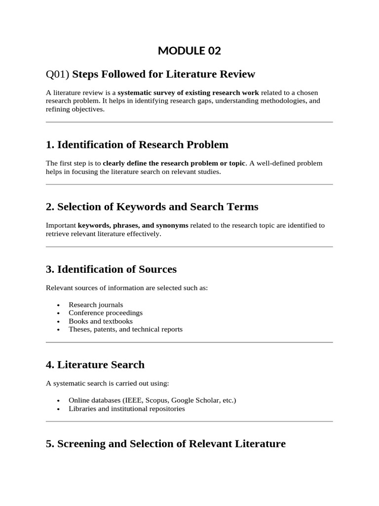 MODULE 02 | PDF | Citation | Methodology