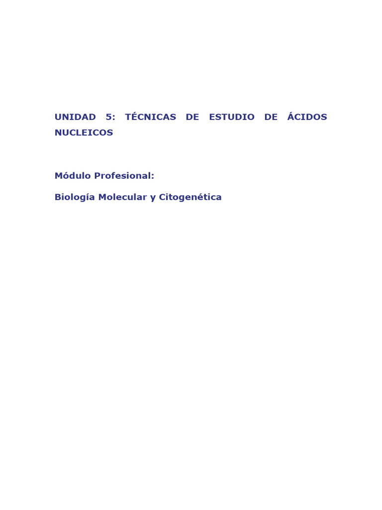 UD5_BiologÃ­a molecular | PDF | Reacción en cadena de la polimerasa ...