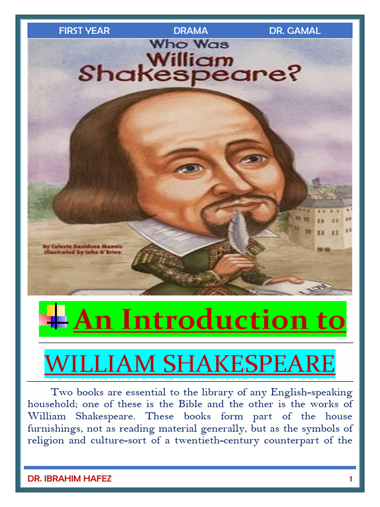 An Introduction To Shakespeare 1st | PDF | English Renaissance | Theatre