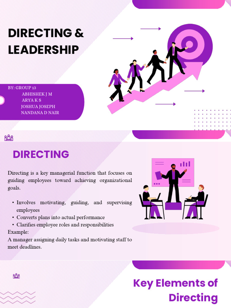 Directing & Leadership (1) | PDF