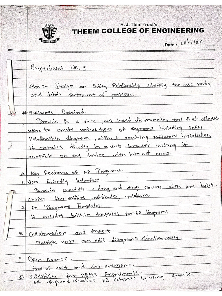 DBMS EXP 1,2 | PDF