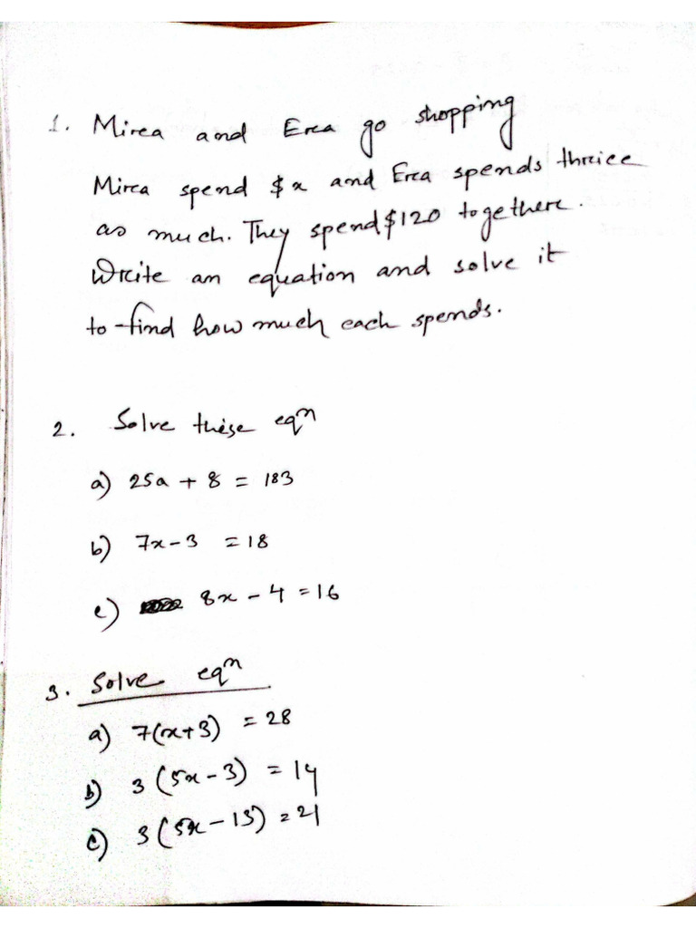 Ch 23 Saba Sadi Math Exam | PDF