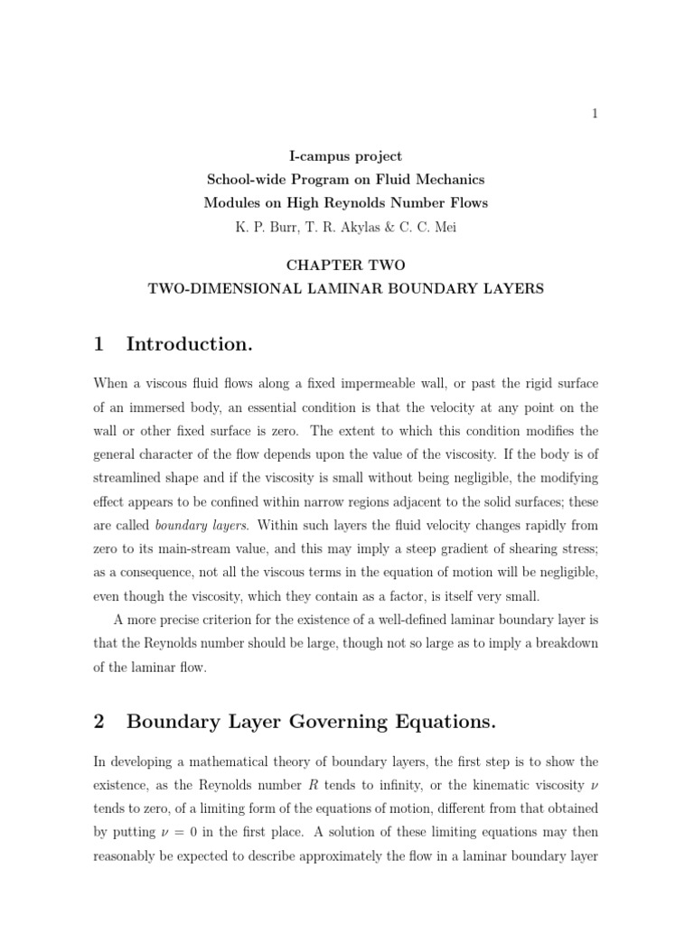 Boundary Layer, MIT | PDF