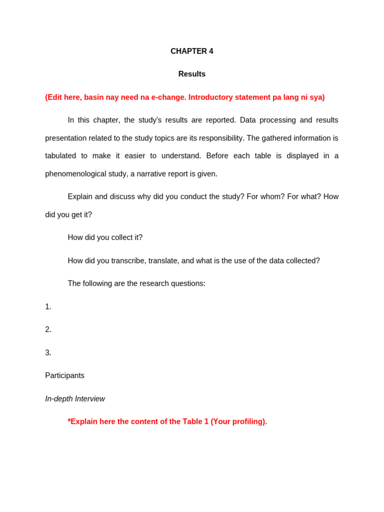 CHAPTER 4 and 5 Drafts 2025 (1) | PDF | Phenomenology (Philosophy ...