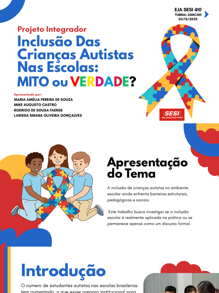 Inclus o de Crian As Autistas Nas Escolas | PDF | Autismo