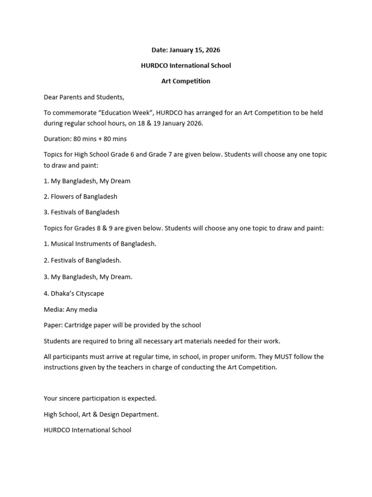 1768471484204-Notice For Art Competition | PDF