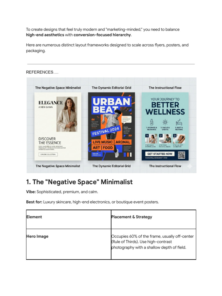 Modern Graphic Design Layout Frameworks | PDF