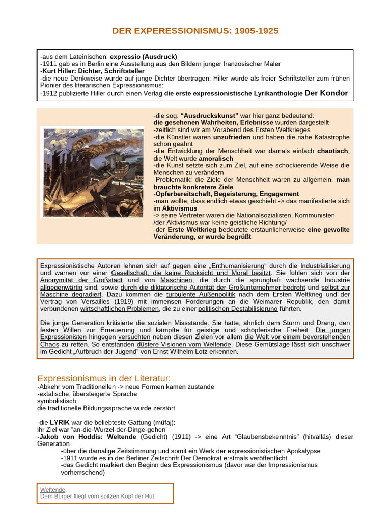 Expressionismus | PDF
