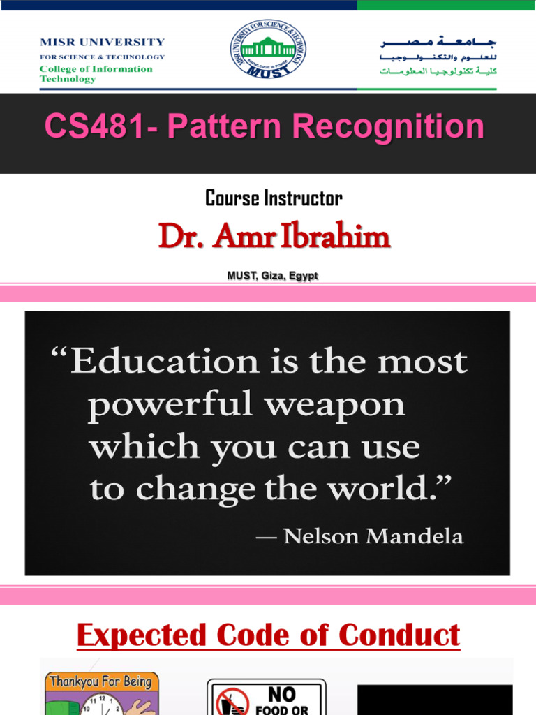 Lec 4 Pattern Recognition | PDF | Applied Mathematics | Probability Theory