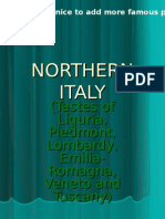Presentation For Northern Italy Menu Service
