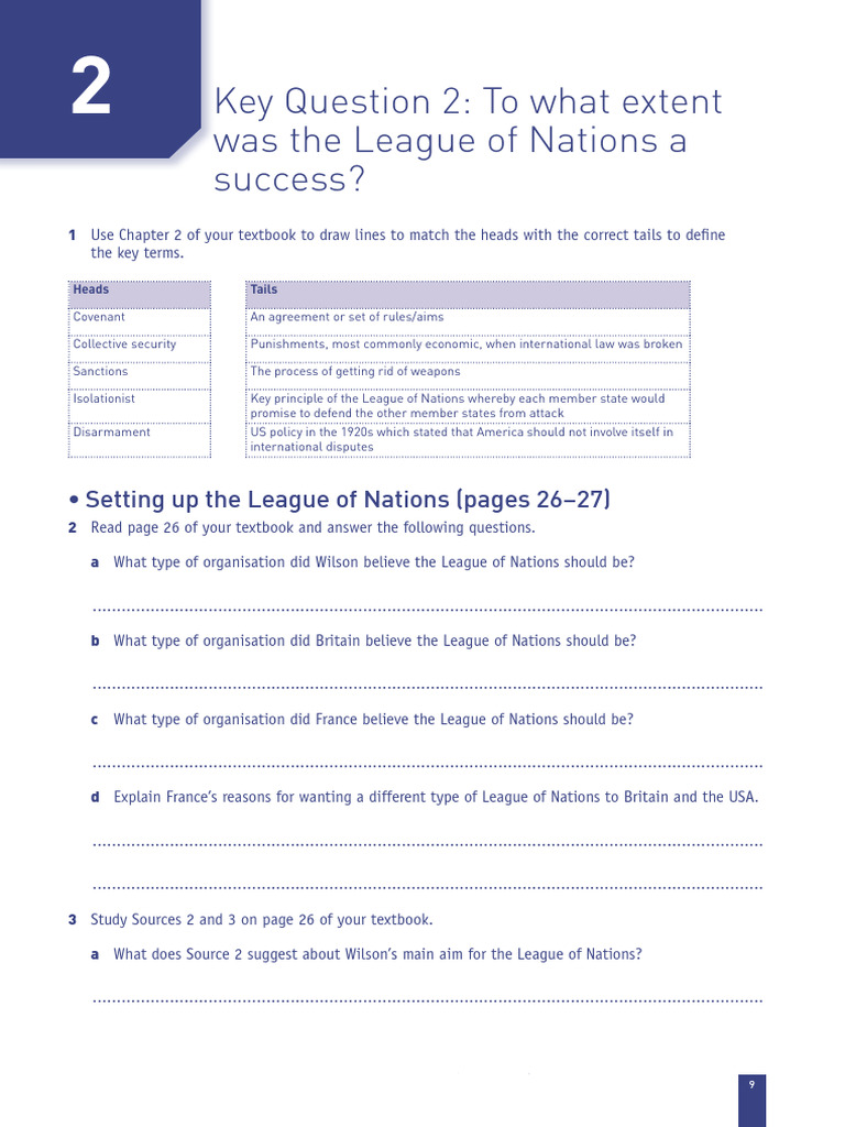 To What Extent Was The League of Nations A Success | PDF | League Of ...