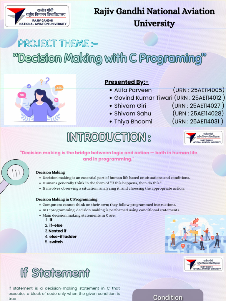 Decision Making - 20260216 - 115743 - 0000 | PDF | Grammar | Computer ...