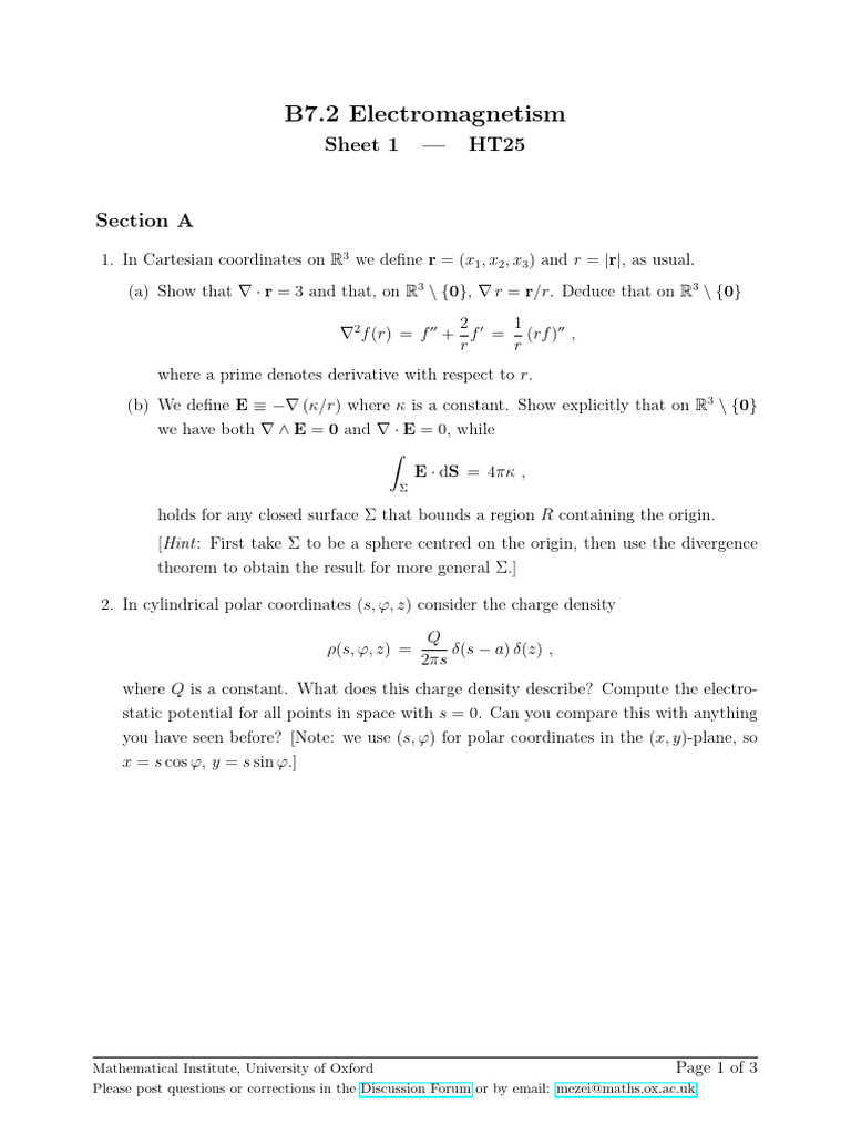 Em Problems 1 | PDF