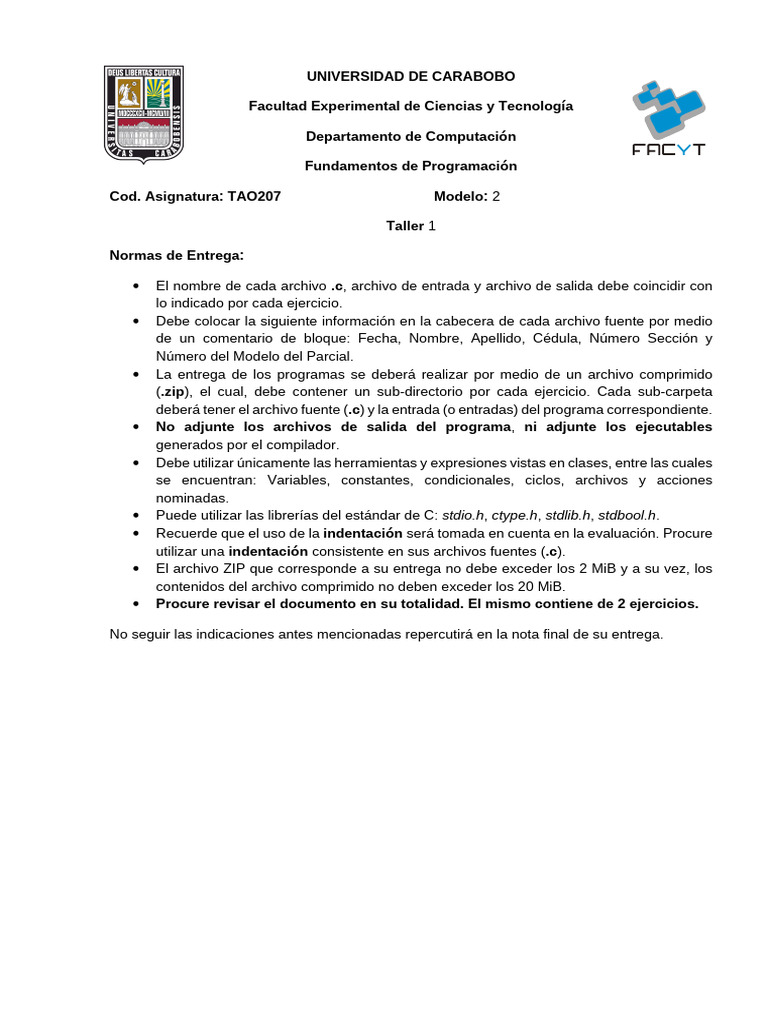 2025 II fp01 Taller 01 Modelo - 02 | PDF | Desviación Estándar ...