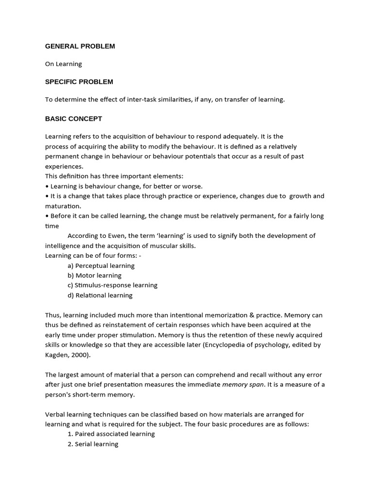 Learning Write Up | PDF