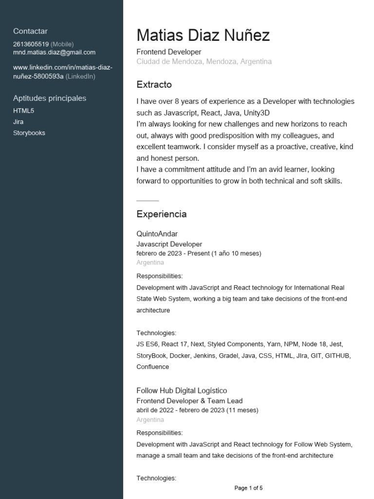 Profile | PDF | Java Script | Web Development