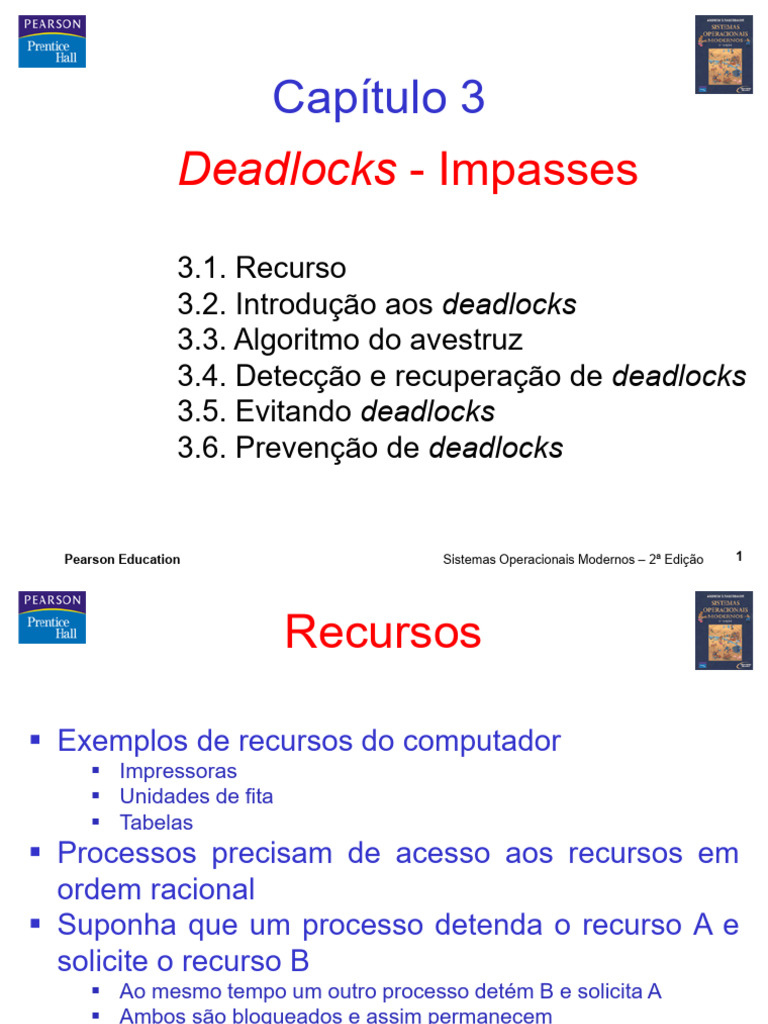 05 - Deadlock | PDF | Informática | Concorrência (Ciência da Computação)