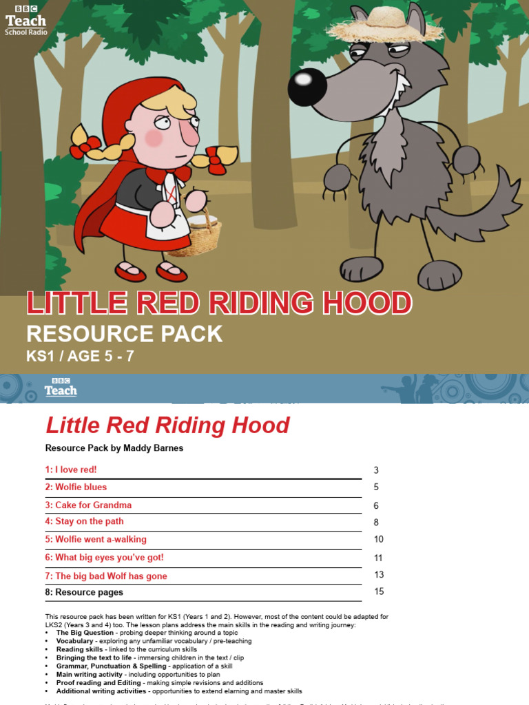 Little Red Riding Hood Notes | PDF | Little Red Riding Hood | Adjective