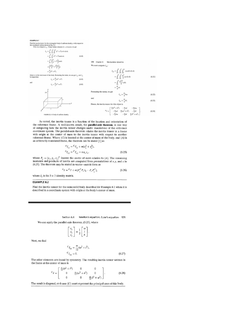 Robot Dynamics | PDF