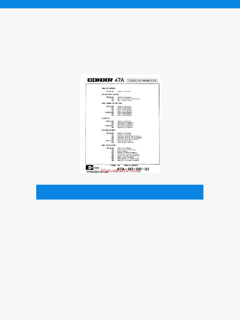 Calavar Condor 47a Illustrated Parts Breakdown Section | PDF