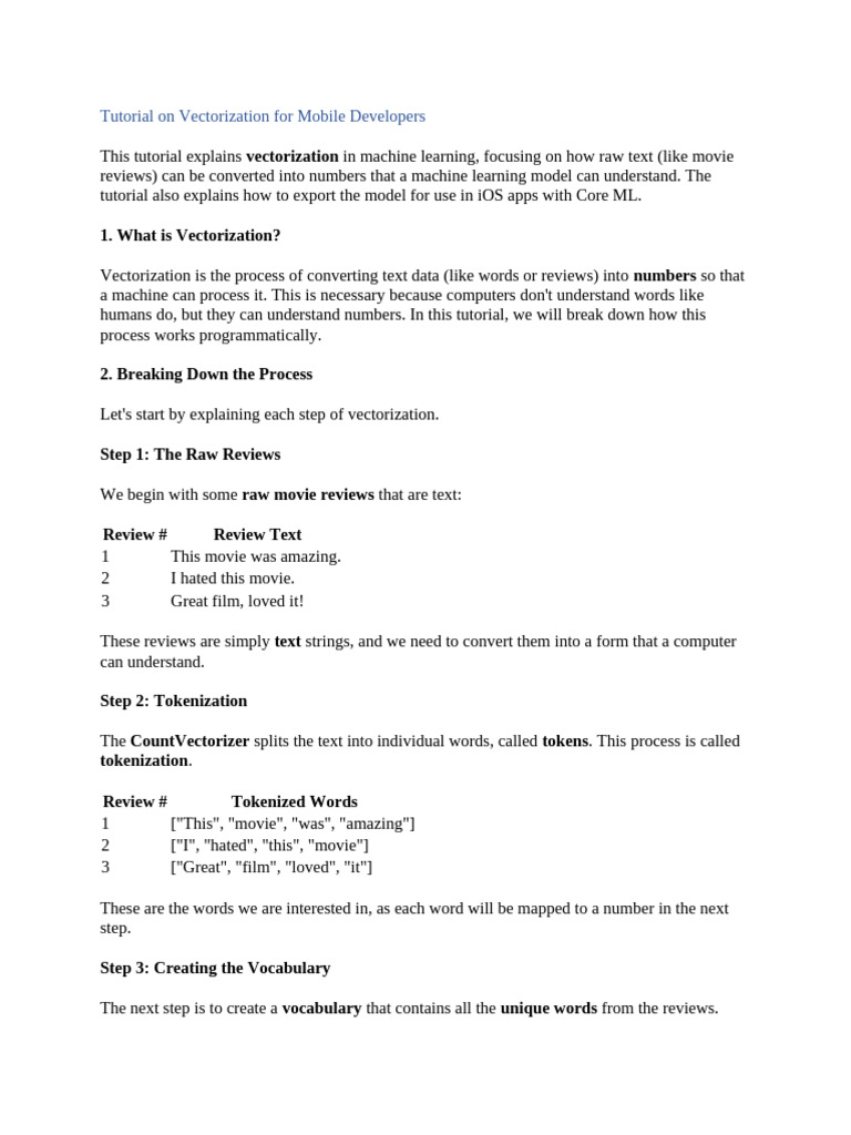 Tutorial on Vectorization for Mobile Developers | PDF | Xcode | Machine ...