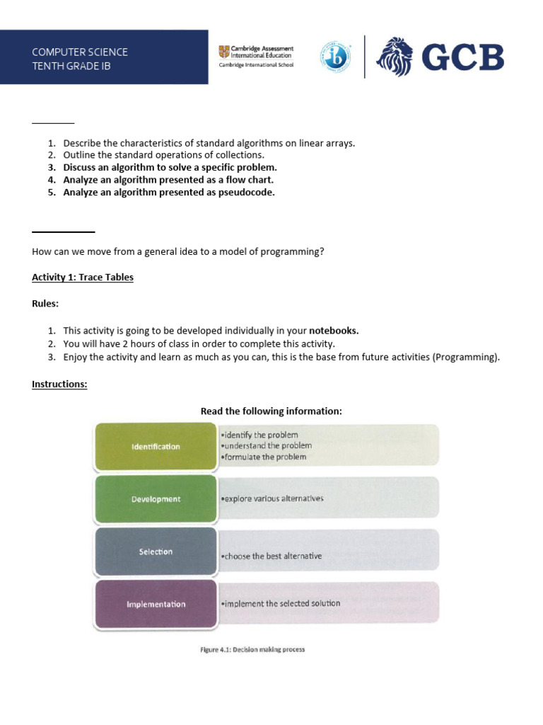 Computational Thinking Act 1 10 | PDF
