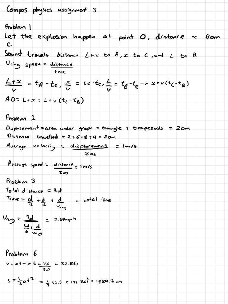 Compos Physics Assignment 3 | PDF