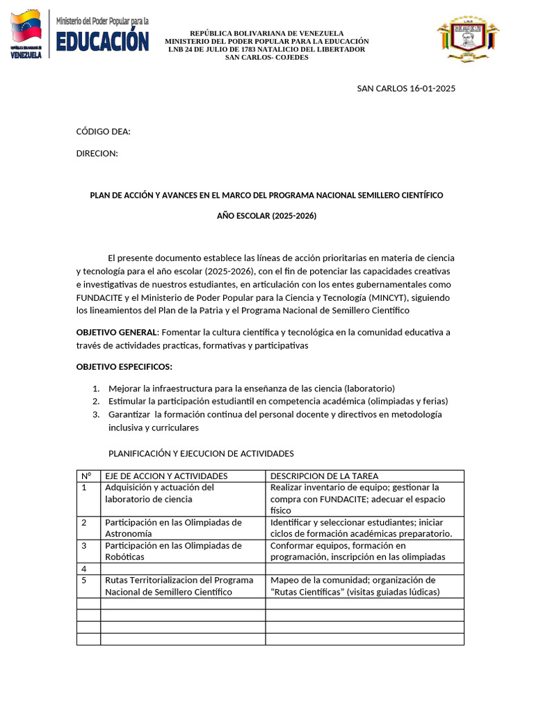 Plan de Estudio 2025 Maira | PDF