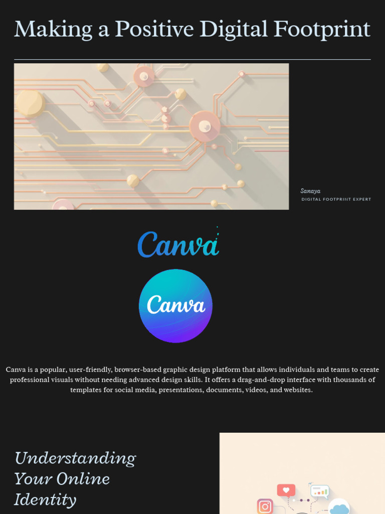 Presentation - Making A Positive Digital Footprint | PDF