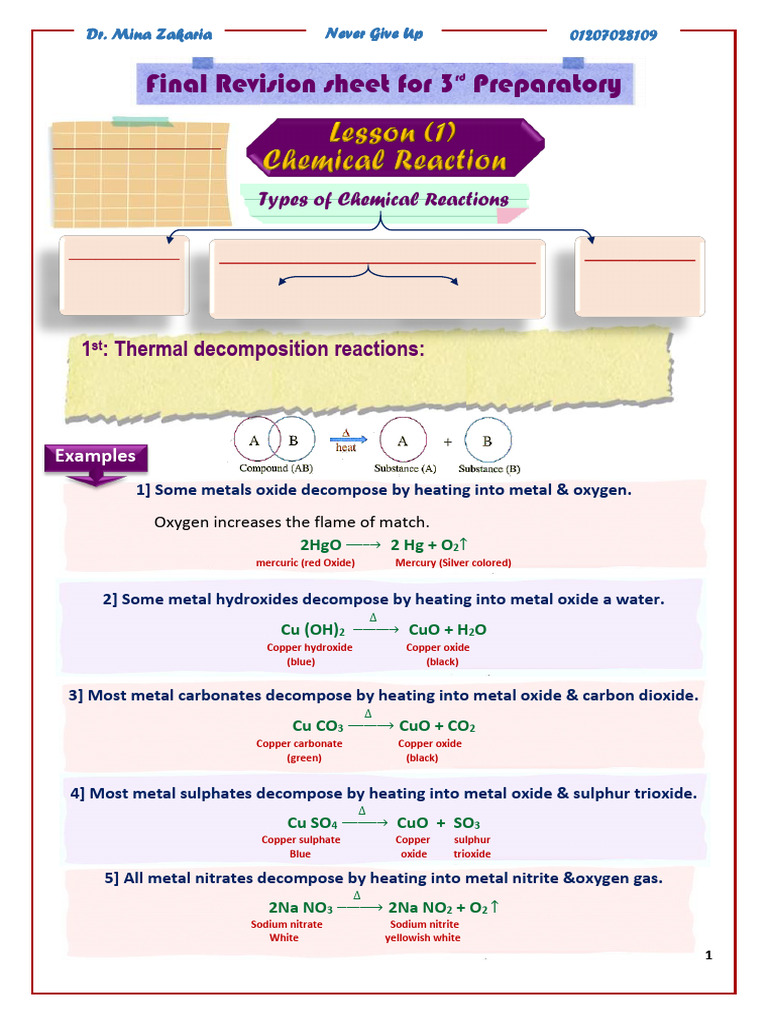Science Prep 3 T2 2026 | PDF | Chemical Reactions | Catalysis