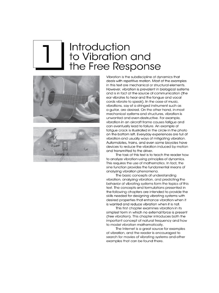 CHAPTER 1 INTRODUCTION TO FREE VIBRATION (Part 2) | PDF