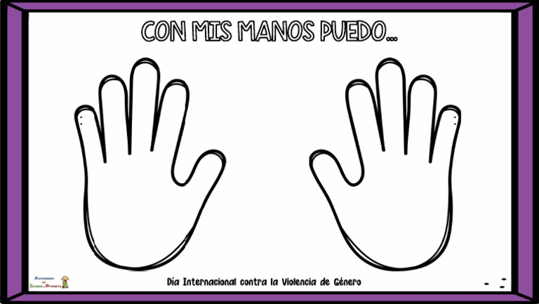Actividad 25N Con Mis Manos Puedo | PDF