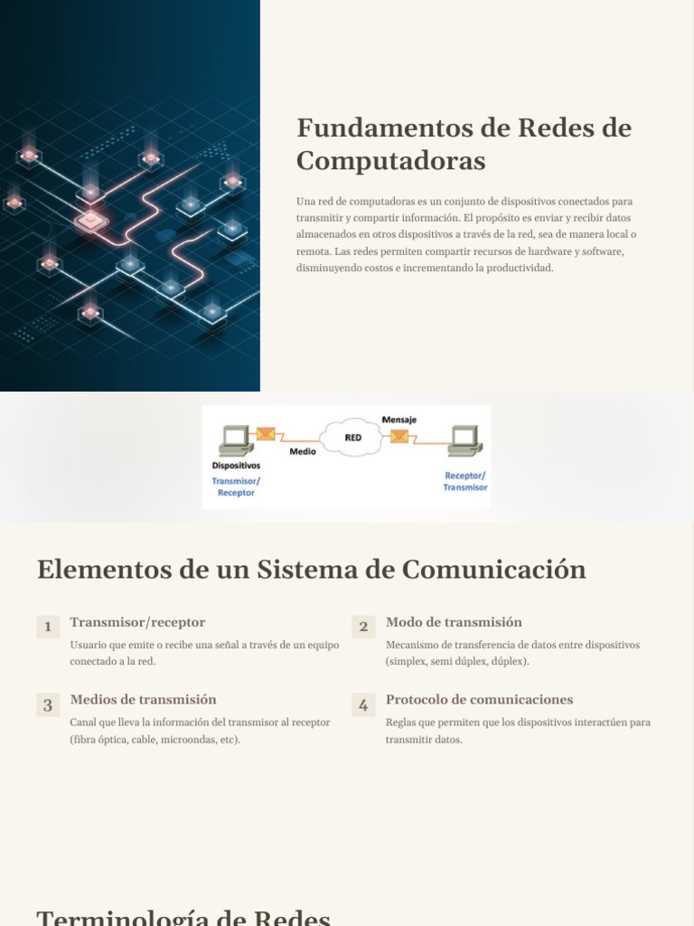 Fundamentos de Redes de Computadoras | PDF | Red de computadoras | Red ...