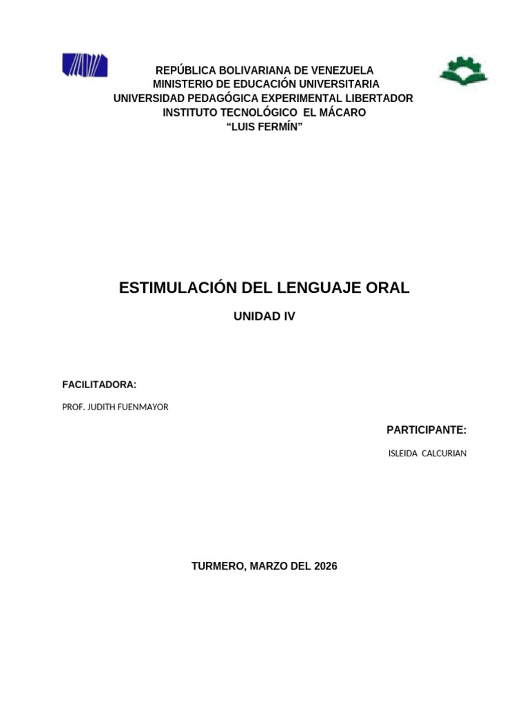 Estrategias para estimular el lenguaje oral | PDF | Aquisición de ...