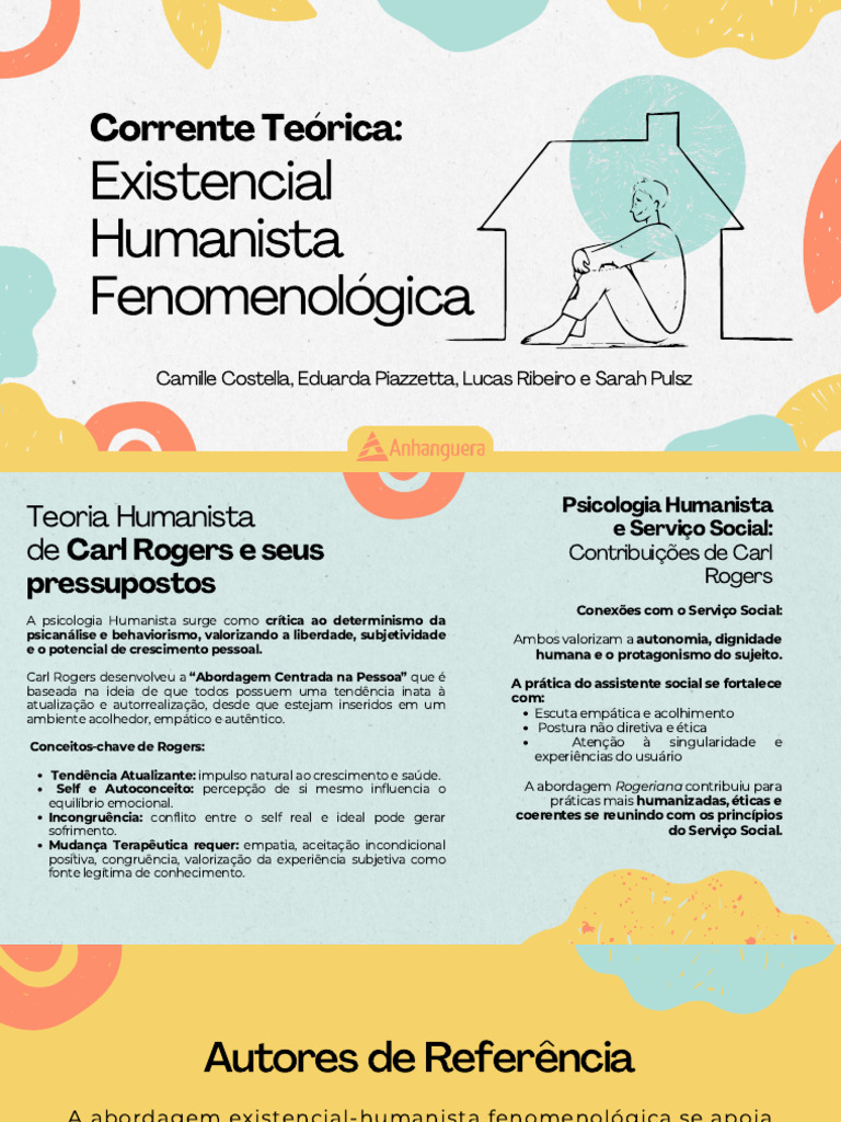 Existencial Humanista Fenomenológica - ROGERS | PDF | Psicologia ...