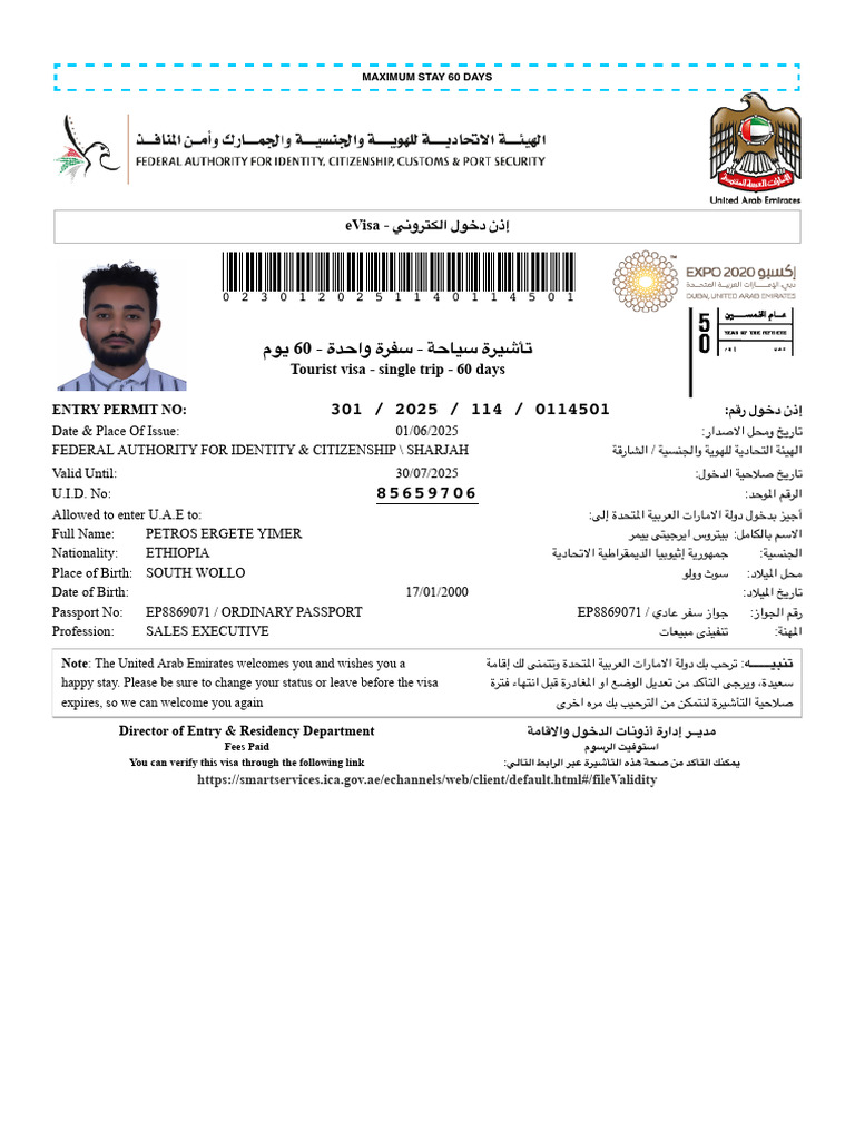 E Visa | PDF