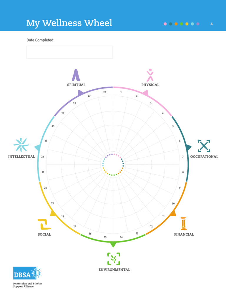 DBSA WellnessTracker Portrait Merge | PDF | Psychology