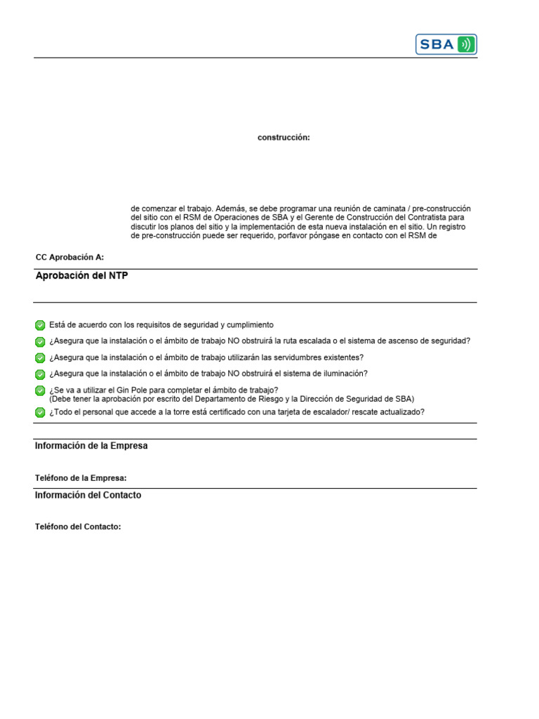NTP 2253797 Approval Form | PDF