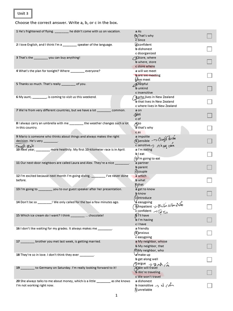 Unit Test U3 | PDF
