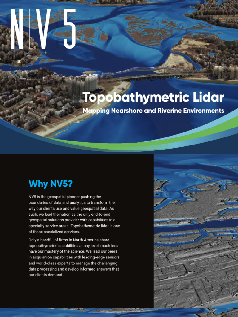 Nv5 Topobathymetric Lidar Solutions1756982354225 | PDF | Lidar | Earth ...
