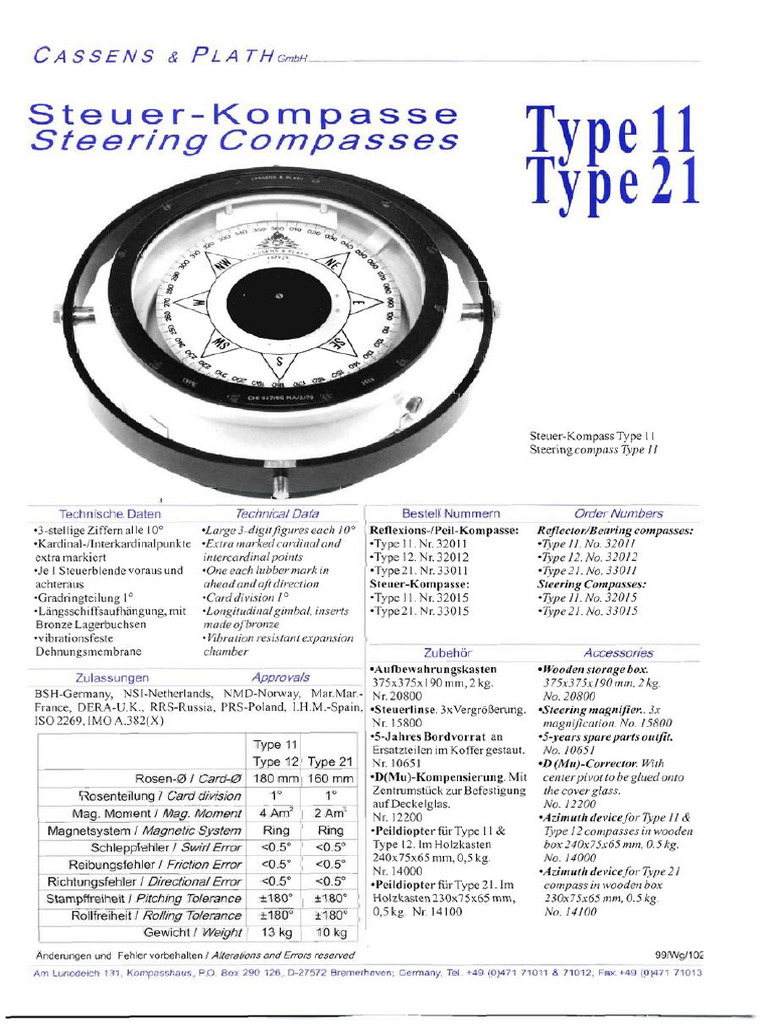 Type 11 12 Compass | PDF