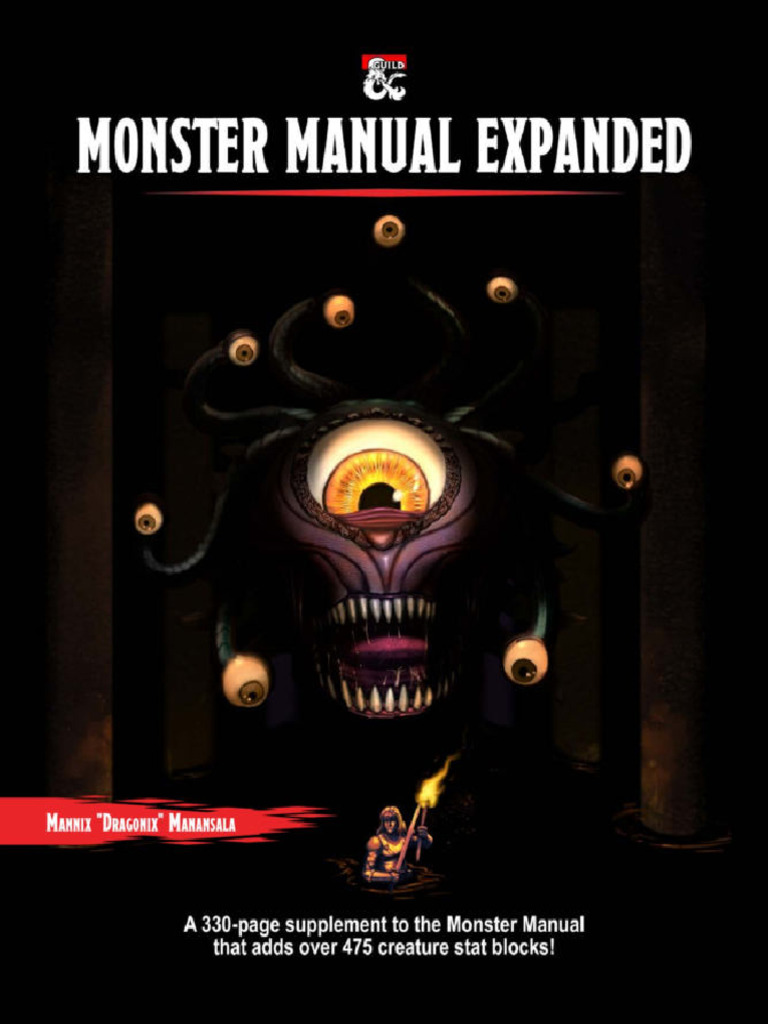 807646770 D D 5e Dragonix Monster Manual Expanded | PDF