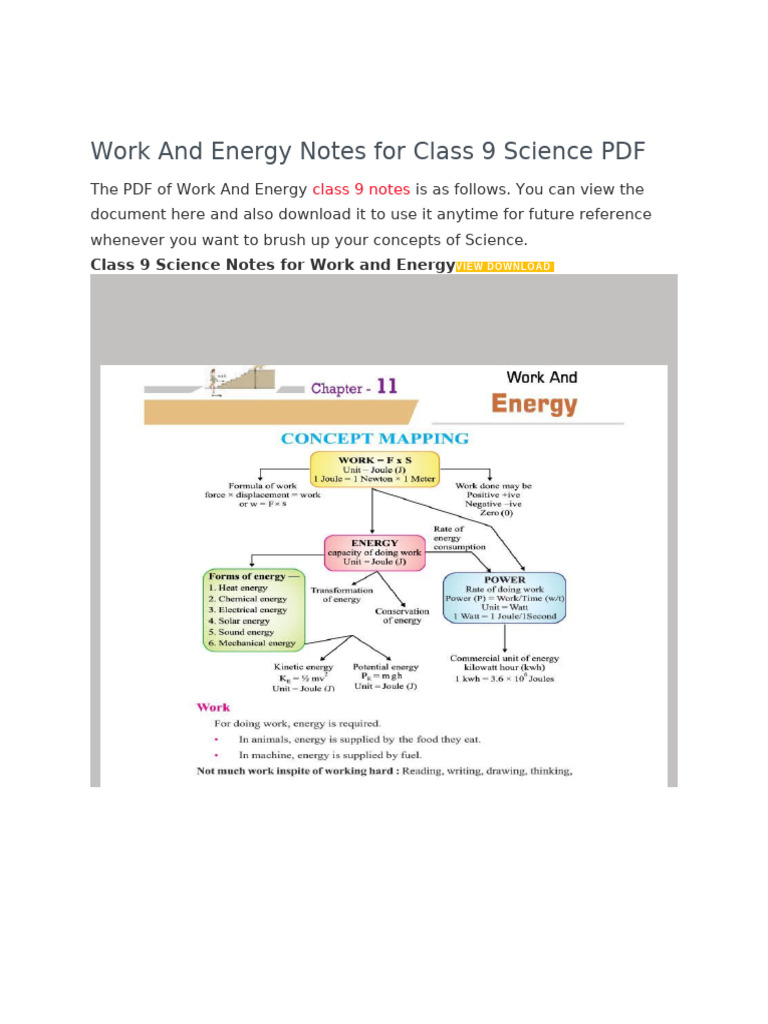 Work and Energy 2 | PDF