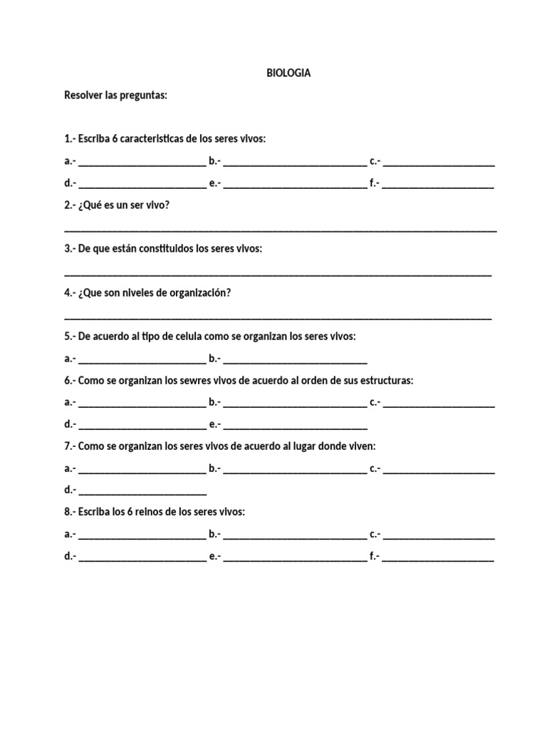 Biologia Guia 10mo | PDF