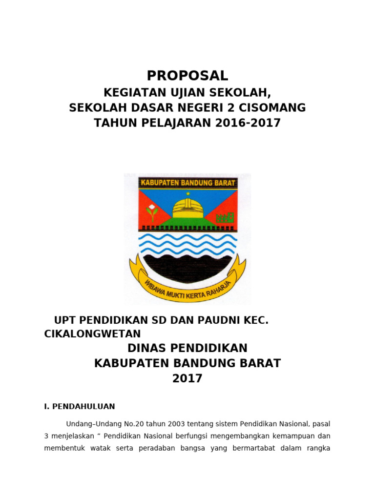 Proposal Kelas 6 2014-2015 | PDF
