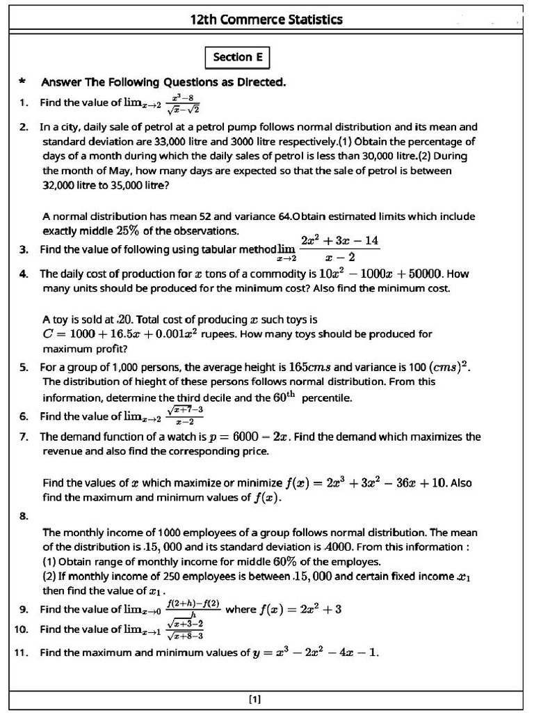 Section E 2 | PDF