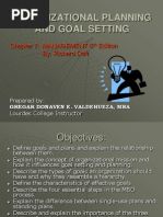 Organizational Planning and Goal Setting: Chapter 7: MANAGEMENT 6 Edition By: Richard Daft